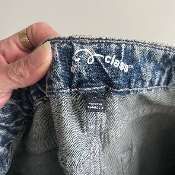 Girl Blue Cargo Jeans - Picture 4 of 9